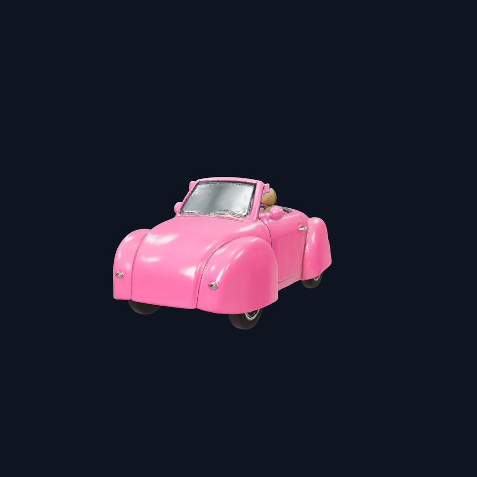 Pink Vintage Convertible model pack
